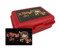 United Labels Harry Potter - Quidditch - Contenitore per il pranzo con divisorio rosso