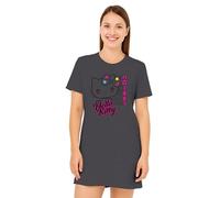 United Labels Hello Kitty - Camicia da notte da donna, a maniche corte, colore: grigio