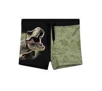 United Labels Jurassic World Pantaloncini da Bagno per Bambino, Verde/Nero, 122/128