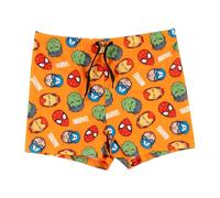 United Labels Marvel The Avengers Costume da Bagno Ragazzo, Arancio, Costume da Bagno per Bambini, Colore: arancione., 134 cm-140 cm