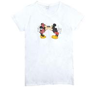 United Labels Mickey Mouse Bigshirt Donna Bianco Maglietta Oversized Top Donna Top Ragazza, bianco, L