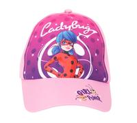 United Labels Miraculous Cappellino Bambino, Rosa Ladybug, Cappellino da Basecap Regolabile per Bambina, Colore: rosa., Taglia unica