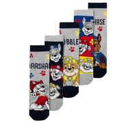 United Labels Paw Patrol - Calzini per bambini, calzini da ginnastica per bambini, confezione da 5, multicolore, 31-34