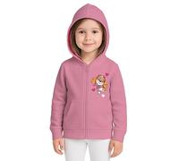United Labels Paw Patrol - Felpa con Cappuccio e Zip Rosa (DE/NL/SE/PL, numerico, 122, 128, Regolare, Rosa)