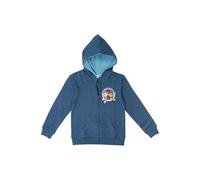 United Labels Paw Patrol - Felpa con cappuccio per bambini, con chiusura lampo, colore: Blu, Blu, 122 cm-128 cm