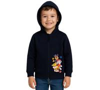 United Labels Paw Patrol Sweat Jacket for Boys - Felpa con Cappuccio e Zip per Bambini Blu (DE/NL/SE/PL, numerico, 110, 116, Regolare, Blu)