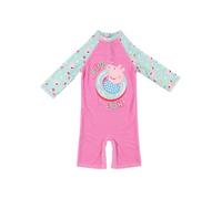 United Labels Peppa Pig Costume Intero UV 50 per Bambina, Rosa, 110/116