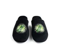 United Labels Rick and Morty - Pantofole da uomo e donna, con suola antiscivolo, colore: nero, Nero , 42/43 EU