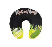 United Labels Rick and Morty - Pickle Rick - Cuscino cervicale da viaggio comodo cuscino da viaggio cuscino cervicale auto aeroplano nero