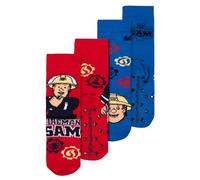 United Labels Sam - Calzini antiscivolo per bambini e bambini, in ABS, confezione da 2 pezzi, colore: Blu/Rosso, blu/rosso, 23-26