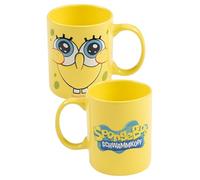 United Labels SpongeBob tazza 3D - Face tazza da caffè in ceramica gialla 320 ml
