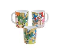 United Labels Tazza I Puffi - Tazza da caffè Villaggio dei Puffi in ceramica 320 ml