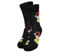 United Labels The Grinch Calzini Uomo - Christmas Sneaker Calzini Uomo Nero