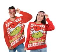 United Labels The Grinch Maglione Natalizio Unisex Merry Grinchmas Rosso Taglia XXL