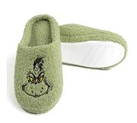 United Labels The Grinch - Pantofole in peluche da donna, in pile, da donna, colore: verde