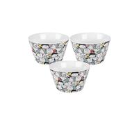 United Labels The Peanuts Bowl Snoopy - Ciotola per cereali in porcellana bianca a quadretti 500ml