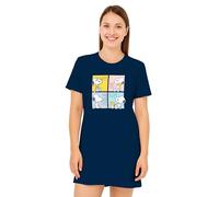 United Labels The Peanuts Snoopy - Camicia da notte da donna, a maniche corte, colore: Blu, Blu, XL