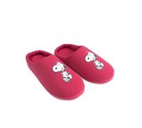 United Labels The Peanuts Snoopy Pantofole Donna - Pantofole per Bambine, Ciabatte Bordeaux Rosso, Colore: rosso, 37/38 EU