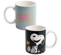 United Labels The Peanuts Snoopy Tazza magica - Buongiorno sole tazza da caffè in ceramica, cambia colore, 320 ml
