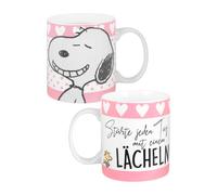 United Labels The Peanuts Snoopy Tazza magica - Inizia ogni giorno con un sorriso tazza da caffè tazza da caffè tazza in ceramica cambia colore 320 ml