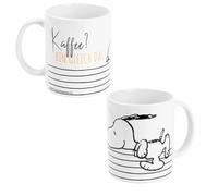United Labels The Peanuts - Tazza da caffè in ceramica, 320 ml, motivo: Snoopy, colore: Bianco