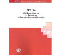 United Nations UNCITRAL 2012 (Tascabile) CAT V - International Law