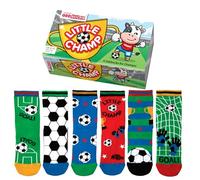 United Oddsocks Champ - Confezione da 6 calzini per ragazzi, multicolore, Multicolore, 9