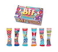 United Oddsocks Pick Mix - Calzini - Box 6 per Ragazze UK 12-5.5 EUR 30.5-38.5, Multi, 13.5