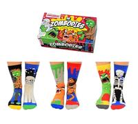 United Oddsocks Zombodies - Confezione da 6 calzini per ragazzi, 42-38, multicolore, Multicolore, 1-5