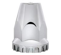 United Pacific 10064 33mm X 2 3/4"""" Chrome Plastic Original Nut Covers - Thread-On (Box of 10)