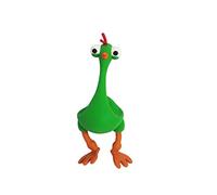 UNITED PETS Chick'N Fun Jane Gioco per Cani a Forma di Pollo, di Design, Giocattolo in Lattice per Cani, Verde