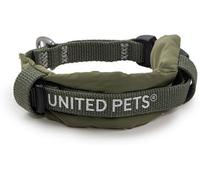 United Pets Collare per Cani con Sottocollo Imbottito Linea CityLife Verde Militare S