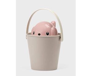 United Pets Crock Secchiello Porta Crocchette per Cani| Contenitore per alimenti secchi per animali domestici con coperchio e paletta | Capienza: 2 kg | Rosa | Made in Italy |by Stefano Giovannoni