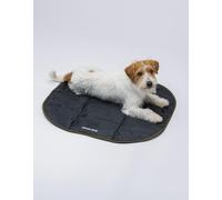 United Pets Lazy Dog Mat - Cuccia Portatile Per Cani Pieghevole, Materassino Da Ristorante E Da Viaggio, Tappetino Cuccia Leggero, Colore Nero Verde