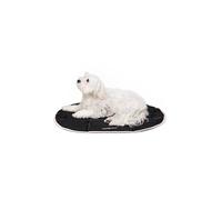 United Pets Lazy Dog Mat - Cuccia Portatile Per Cani Pieghevole, Materassino Da Ristorante E Da Viaggio, Tappetino Cuccia Leggero, Colore Nero Rosa