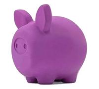 United Pets Pigs Piggy Gioco per Cani a Forma di Maiale, di Design, Gioco in Lattice per Cani, Viola, taglia unica