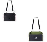 United Pets ® Seggiolino per Automobile per Cani 0 15 Kg Car Box ECO Urban Pet 0 15 Kg Nero / Verde