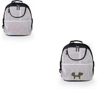 United Pets ® Zaino per Cani Reverse Backpack ECO Urban Pet Nero / Verde