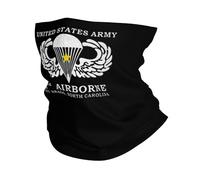 United States Army 82Nd Transported By Airplane Durevole Cerchietto per Capelli Stampato Sciarpa A Tubo Scaldacollo per Ciclismo Pesca Arrampicata