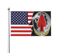 United States Army Special Operations Command Dui And America Bandiera Da Cortile Resistenti Bandiera Vacanza Appendere Bandiere Da Cortile 90X150Cm Per Festival Interni Feste