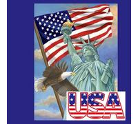 United States coloring book: Educational coloring page of the United States for children 8 - 11
