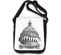 United States Congress The Big Bad Monster - Borsa a tracolla bianca