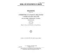 United States Congress United States Senate Commit Russia and develo (Tascabile)