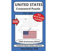 United States Crossword Puzzle Book: 250th Anniversary (1776-2026)
