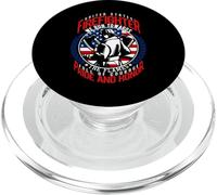United States Firefighter We Run Towards The Flames PopSockets PopGrip per MagSafe