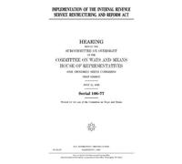 United States Congress Commit Implementation of the Internal Revenu (Tascabile)
