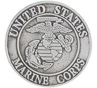 United States Marine Corps USMC - Spilla da bavero in peltro, 2,5 cm (1 pin)
