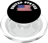 United States National Flag Country Pride Roots Vintage Gift PopSockets PopGrip per MagSafe