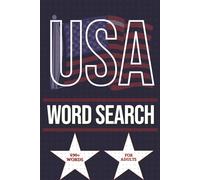 United States of America Word Search Puzzles: Easy-to-Read Print about U.S. States, American Cities, Famous Landmarks & More | 6 x 9 inches | 118 Pages | Over 50 Fun Puzzles for All Ages