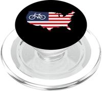 UNITED STATES of Cycling American Flag Bicycle Inspired PopSockets PopGrip per MagSafe